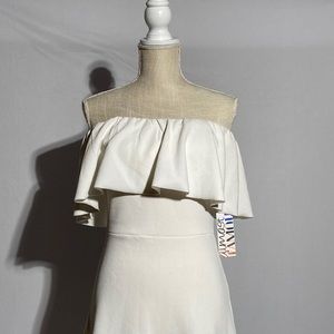 New White Almost Famous Multi-Wear Dress